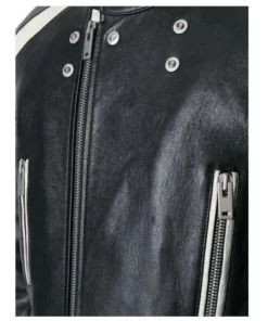 Biker Style Long Length Coat