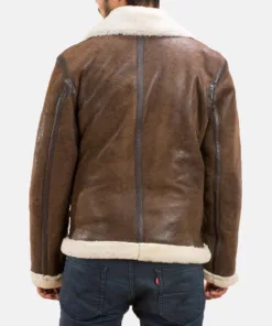 Forest Double Face Shearling Leather Jacket