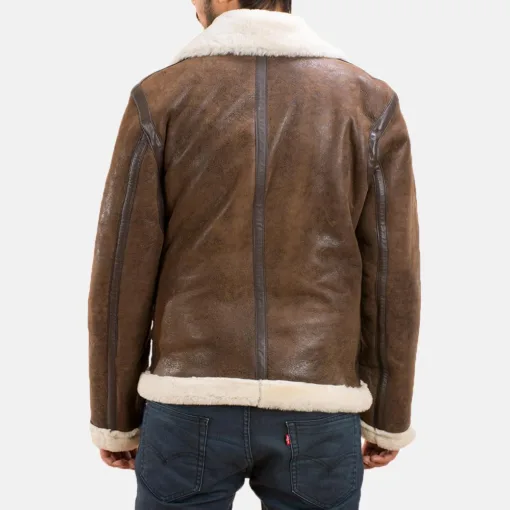 Forest Double Face Shearling Leather Jacket