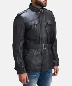 Hunter Black Leather Jacket