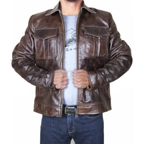 Copper Classic Vintage Leather Jacket