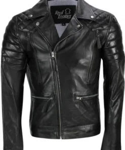 Vintage Style Biker Fashion Casual Leather Jacket