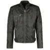 Cafe Racer Vintage Classic Brando Leather Jacket