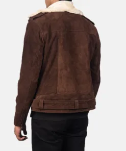 Furton Mocha Suede Biker Jacket