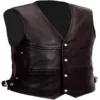 Brown Leather Vest