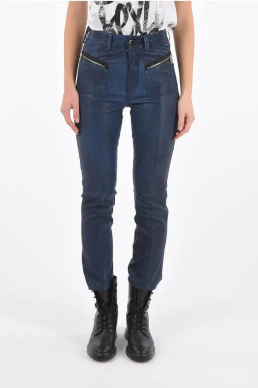 Women Leather L Nikia Pants
